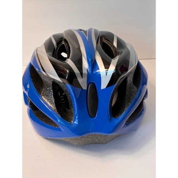 JBM Pedal Cyclists Helmet Blue Black Silver Size 56-63.5cm‎ - Picture 3 of 8